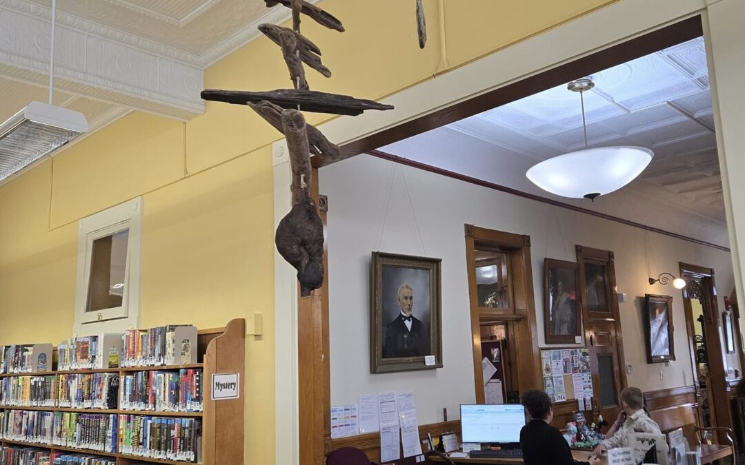 ‘Community Heart’ Sculpture Gifted to Goodrich Memorial Library