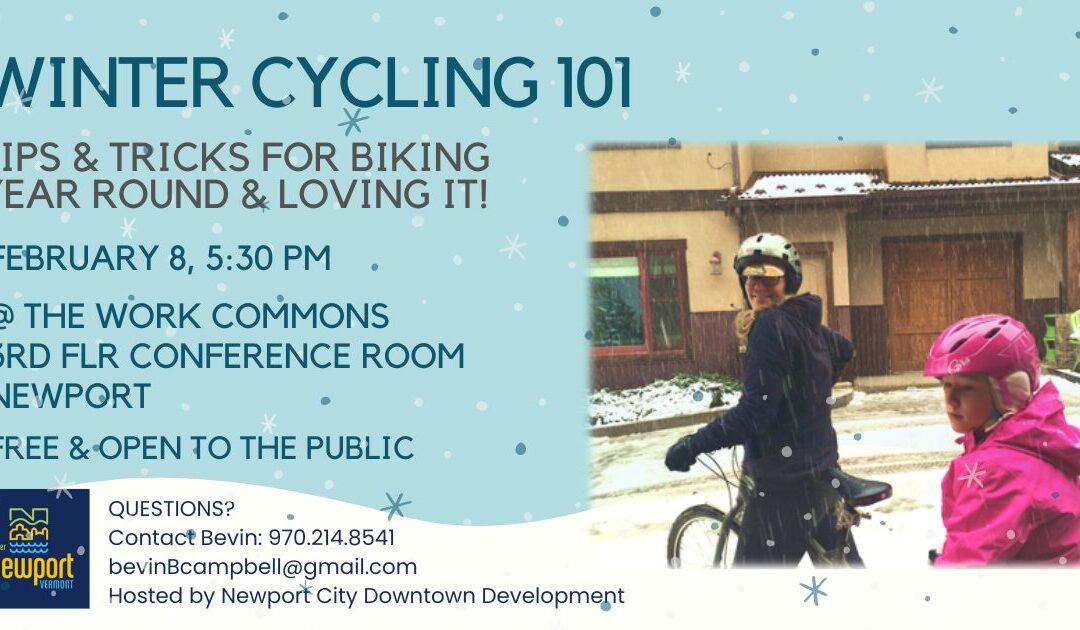 Winter Cycling 101 Class in Newport on Feb. 8