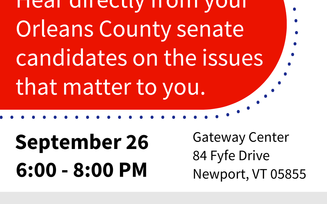 AARP Town Hall at Gateway Center: Engage with Orleans County Senate Candidates